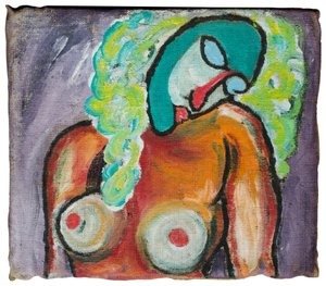 Outrage to Modigliani - Woman Asleep by Ando Gilardi
