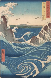 Naruto Whirlpool, Awa Province, from the series Views of Famous Places in the Sixty-Odd Provinces
