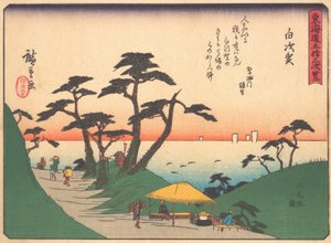 Shirasuka, from the Series The Fifty-three Stations of the Tokaido Road