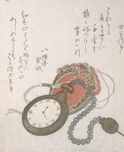 Western Pocket Watch From the Spring Rain Collection Harusame shu, vol. 3 by Ando Hiroshige