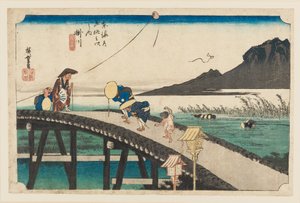 Woodblock Print - Kakegawa Akibayama enbo