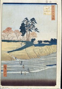 One Hundred Famous Views of Edo: Palace Hill in Shinagawa