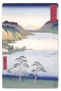 Lake Suwa In Shinano Province (Shinano Suwa No Ko)