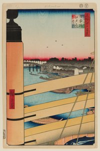 Nihonbashi Bridge and Edobashi Bridge by Ando or Utagawa Hiroshige