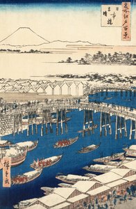 Nihonbashi, Clearing After Snow by Utagawa Hiroshige