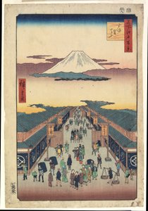 Suruga-chō by Ando or Utagawa Hiroshige