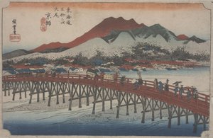 The Great Sanjo Bridge, 1834