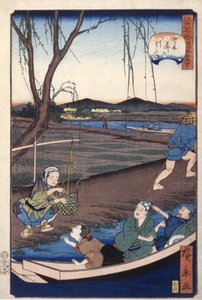 Towing Boat at Yotsugi Dōri