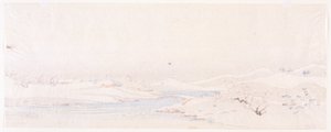Winter Landscape. Provinces Series. by Ando or Utagawa Hiroshige