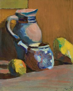 Still Life with Blue Pot