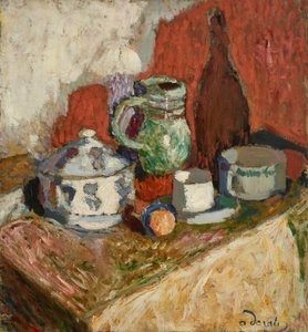 Still Life with Tureen and Bottle