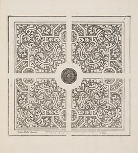 Design for Parterre, from Theatre des Plans et Jardinages, pub.1652 by André Mollet