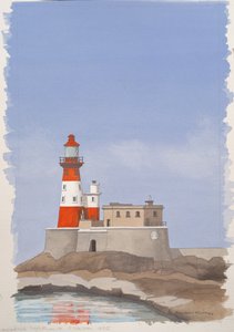 The Longstone Lighthouse, Farne Island by Andras Kaldor
