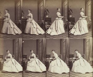 Esther David, 1866 by Andre Adolphe Eugene Disderi