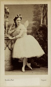 Portrait of the Ballet Dancer Marfa Muravyeva in the Ballet Diavolina