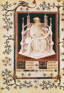 The Prophet Isaiah, Miniature from the Psalter