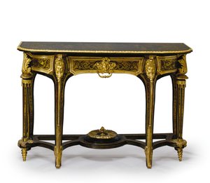 One of a matched pair of Louis XIV pier tables, c.1710 by Andre Charles (attr. to) Boulle
