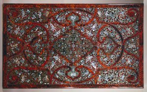 Encrusted Top in Style of Andre-Charles Boulle (detail) by Andre Charles Boulle