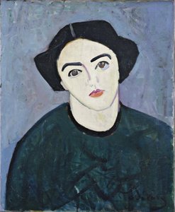 Madame Derain in Green by Andre Derain
