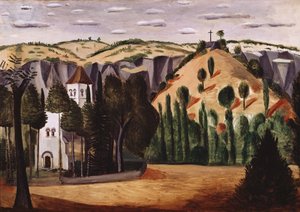 The Church at Vers by Andre Derain