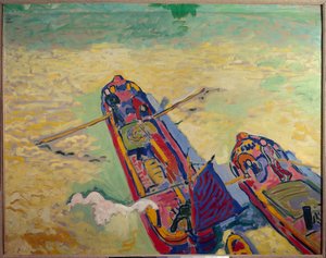 The Two Barges by Andre Derain