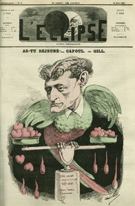 Capoul, Actor of the Opera Comique by Andre Gill