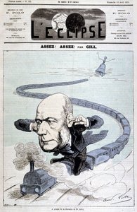 Cartoon about the resignation of Mr. Grévy - by Gill, in 