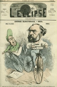 Emille Ollivier (1825-1913), French politician and Bancel. Cover in 