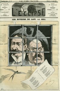 Hippolyte de Villemessant, founder of Le Figaro and Francis Magnard