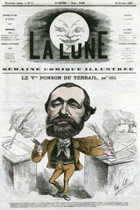 Portrait of Viconte Ponson du Terrail