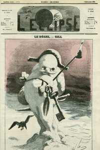 The degel, evocation of the political situation of the Napoleon III government, France wants more freedom