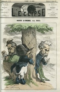 Under the elm, Napoleon III, Emile Ollivier await, these are the main actors of Sedan