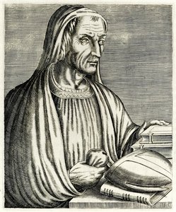 Gregory of Tours from True Portraits by André Thévet published in 1594 by Andre Thevet
