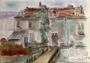 Paris, House 12 Rue Cortot