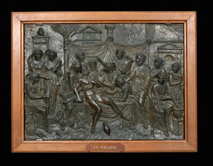 The illness of Girolamo della Torre by Andrea (1470 1532) Riccio