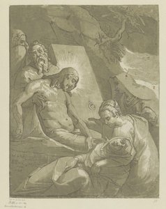 The Entombment of Christ by Andrea Andreani