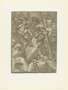 Carrying of the Cross by Andrea Andreani