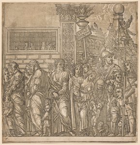 The Triumph of Julius Caesar: Procession of Men, Women and Children by Andrea Andreani