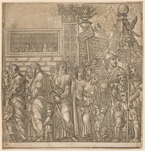 The Triumph of Julius Caesar: Procession of Men, Women and Children, 1593-99 by Andrea Andreani