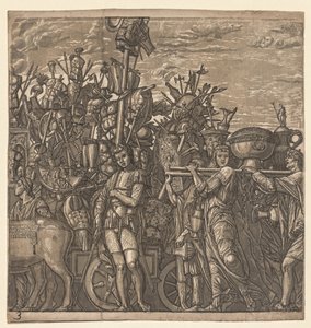 The Triumph of Julius Caesar: Soldiers Marching with Trophies of War