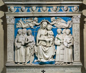 Madonna and Child with Saints by Andrea Della Robbia