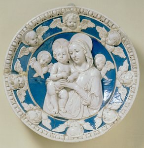 Round with Madonna and Child by Andrea Della Robbia