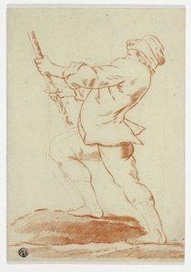 Boy Holding Staff by Andrea Lilio