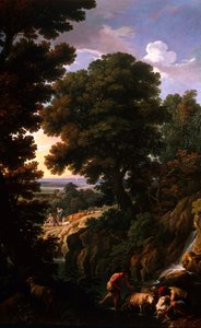 A Landscape with Shepherds, c.1730
