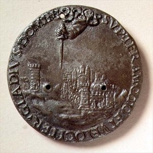 The Hand that Threatens Florence, medal