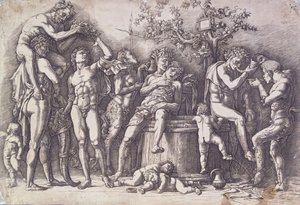 A Bacchanal with a Wine-Press