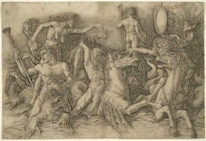Battle of Sea-Gods, Left Half of a Frieze
