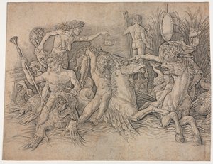 Battle of the Sea Gods (left portion)