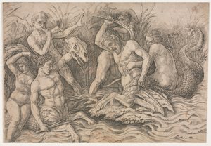Battle of the Sea Gods (right portion)