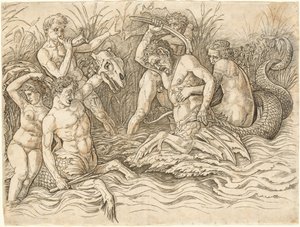 Battle of the Sea Gods (right half)